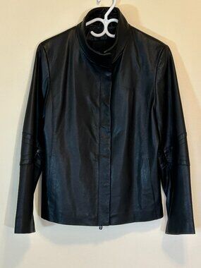 Corina Lamborghini Racer Jacket Black Lambskin S